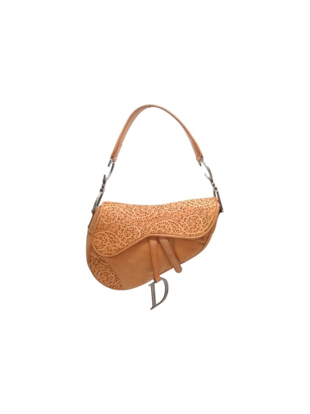Dior Limited Edition Saddle Bag Perforated